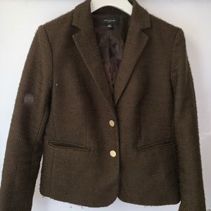 Dark Forest Green Ann Taylor Suit Jacket/ Blazer